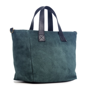 Agnese Bolso tote Mujer.Piel auténtica Gamuza