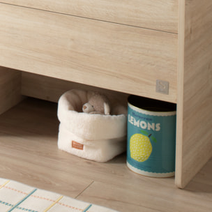 Panière de rangement en sherpa