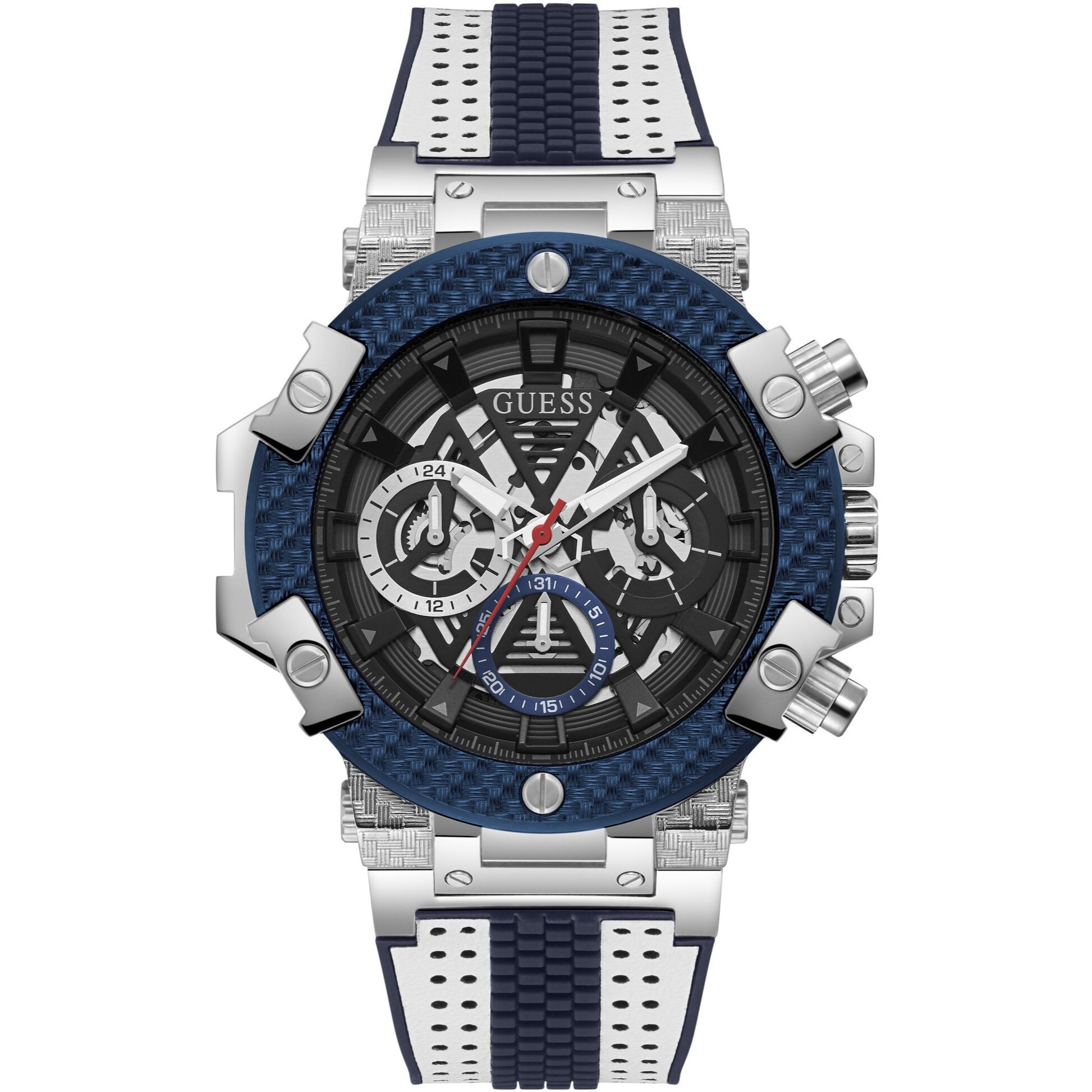 Guess Orologio Analogico Al Quarzo Carbon