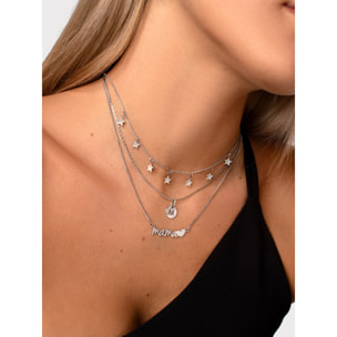 Collana Mom Heart in Argento