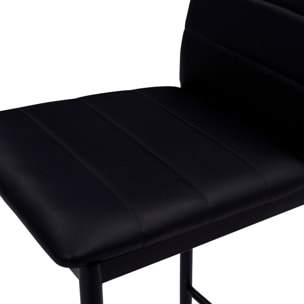 Tabourets de bar Regilux noirs