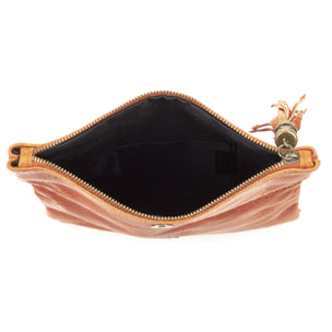 Alzano borsa a tracolla donna. Pelle autentica camoscio stampa serpente.