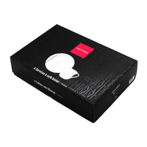 Coffret 6 services à café BISTROT