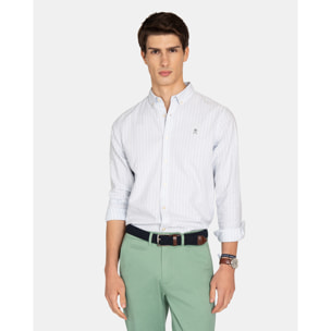CAMISA SHORELINE STRIPED OXFORD