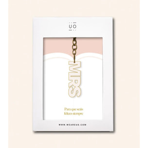 Llavero metálico "Mrs"