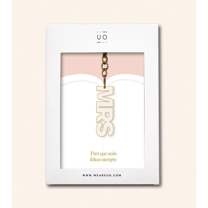 Llavero metálico "Mrs"