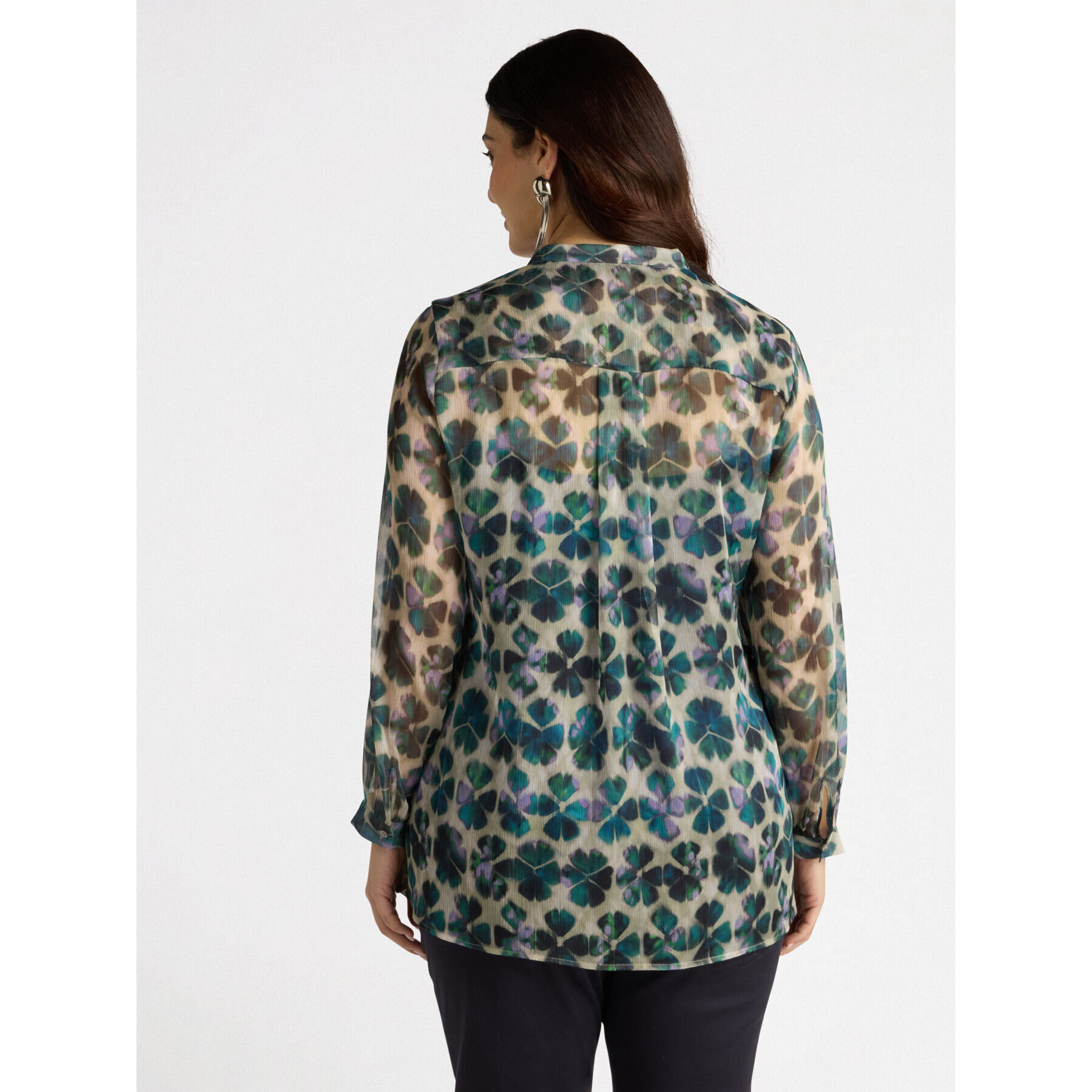 Fiorella Rubino - Blusa stampata - Verde