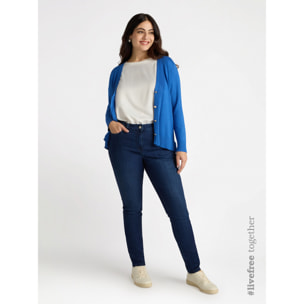 Fiorella Rubino - Vaqueros ajustados - Azul