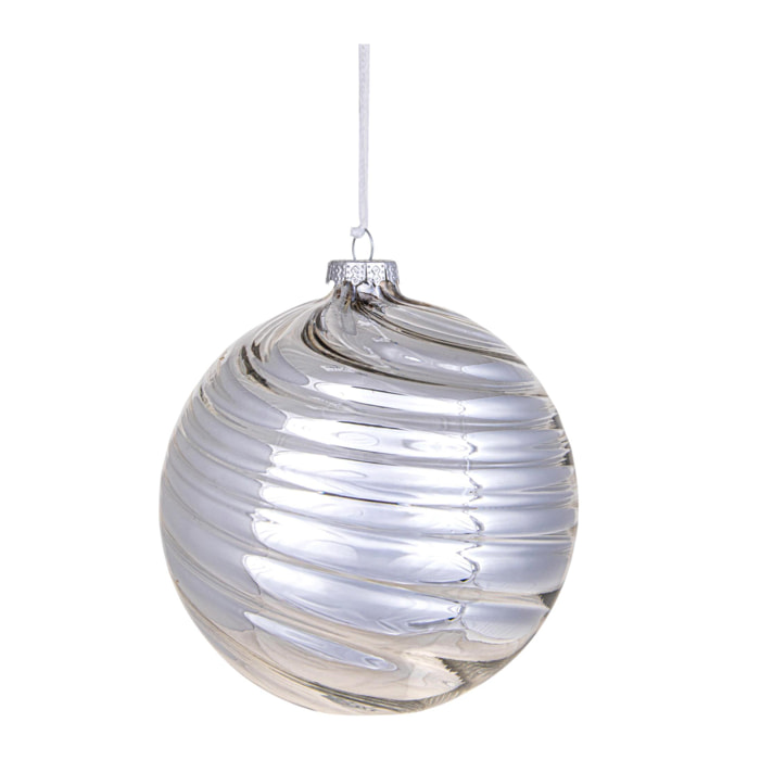 Sfera Vortice Vetro Doppio - Pezzi 8 - 10xH10x10cm - Bianchi Dino SpA