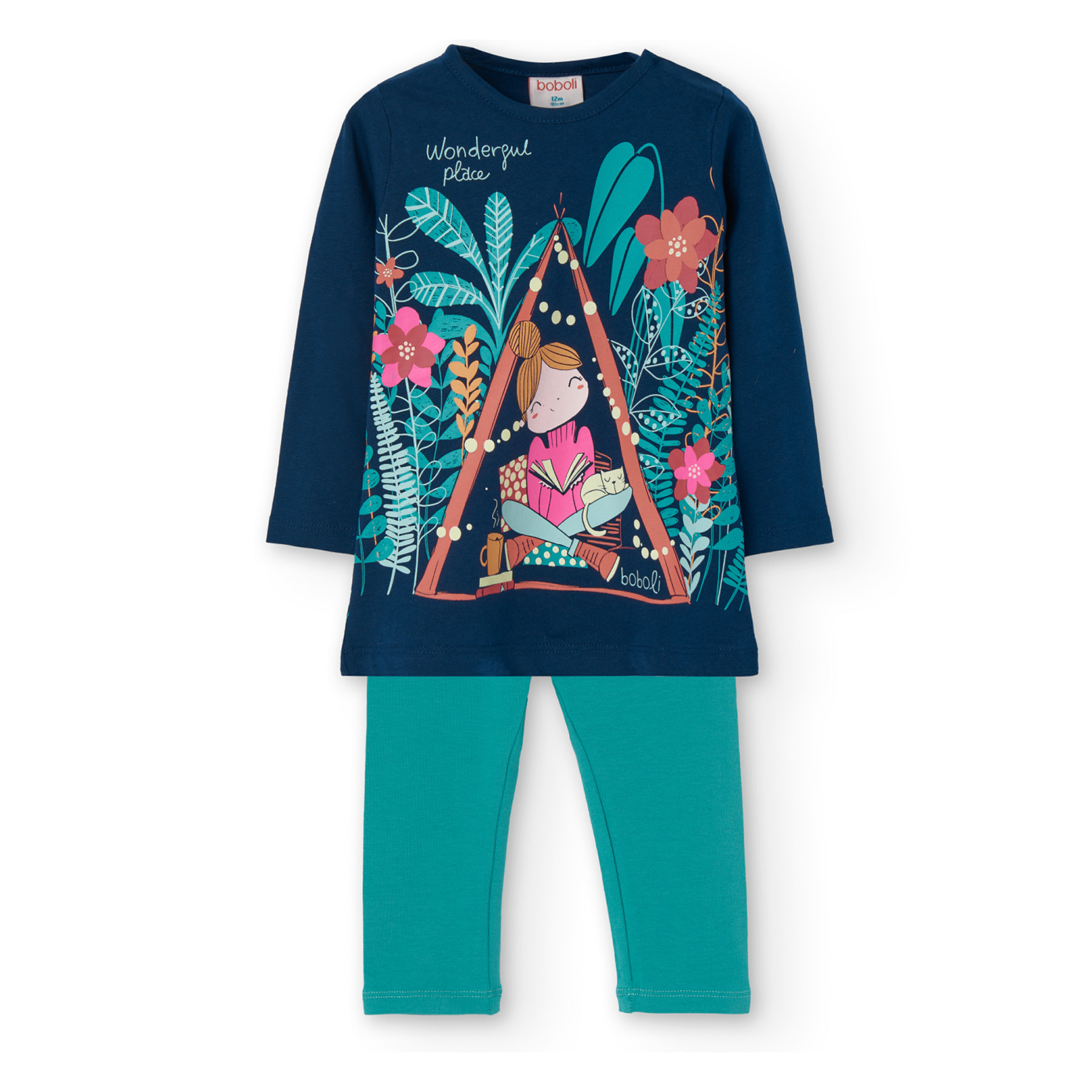 Conjunto punto de bebé niña -BCI