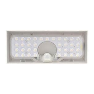 OMEGA Applique design da muro ad energia solare 6w bianco 4000k