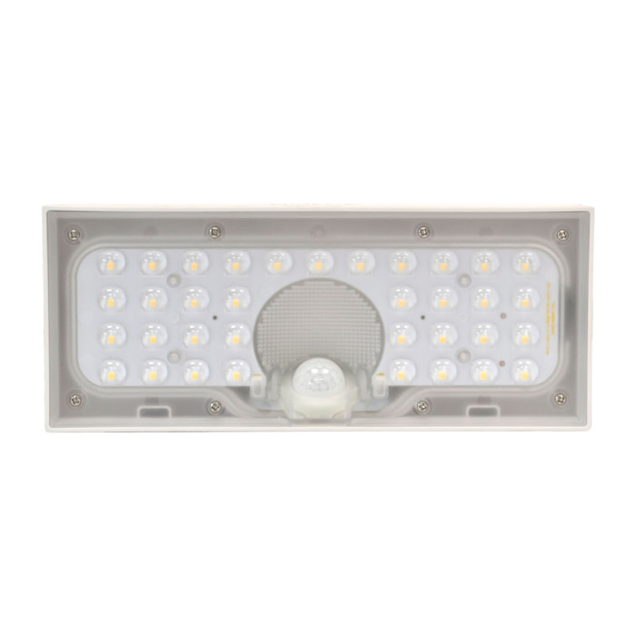 OMEGA Applique design da muro ad energia solare 6w bianco 4000k