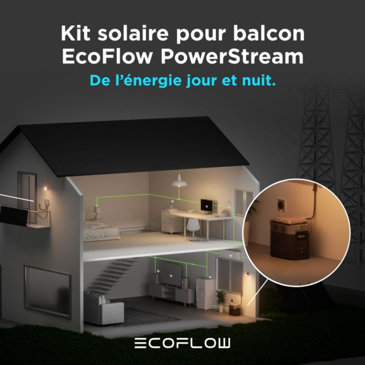 Micro-onduleur ECOFLOW Powerstream 800W