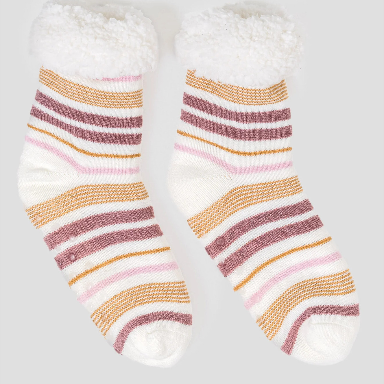 Calcetines mujer Raya Calendula malva rosa