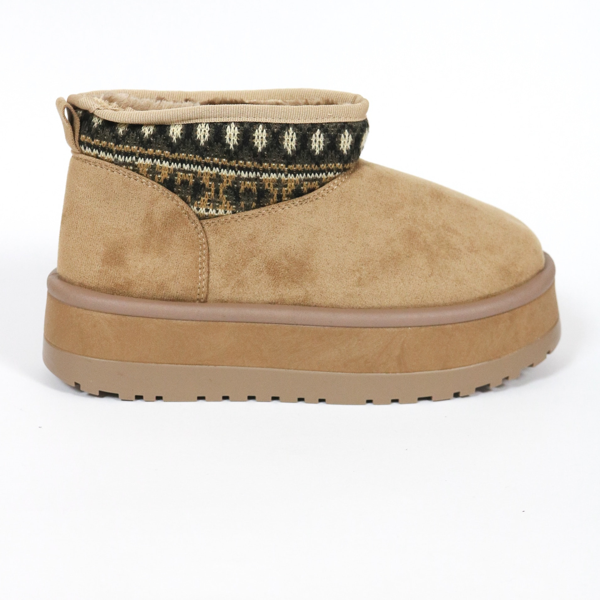 STIVALETTO MAMMUT BORDATO CHOCOLA' KHAKI