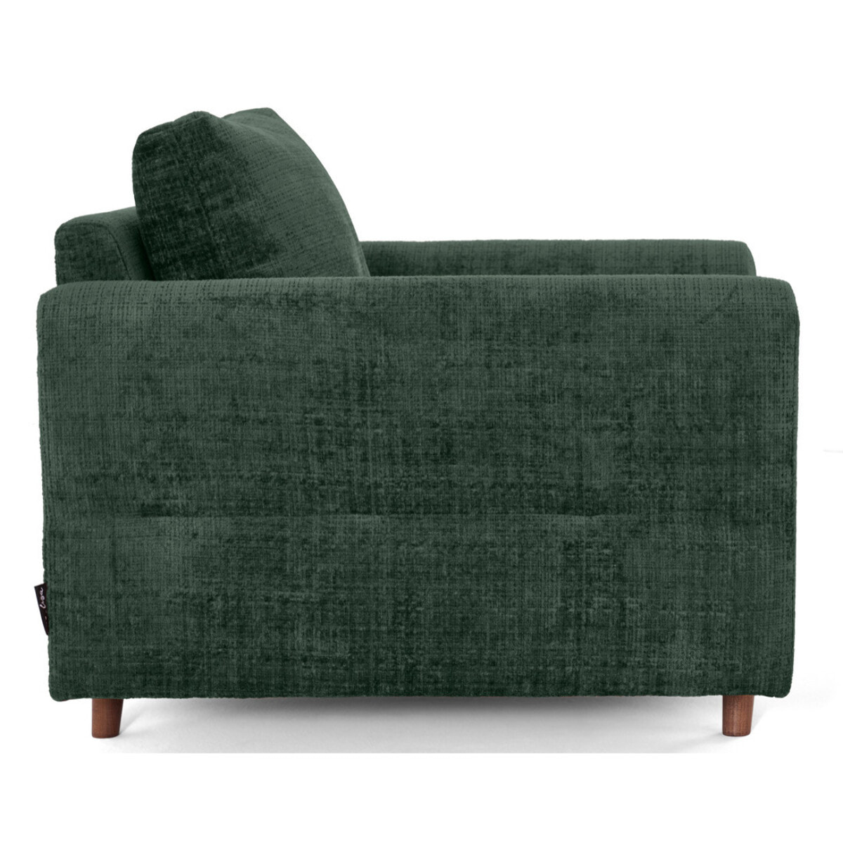 Rune - fauteuil en velours texturé - Vert