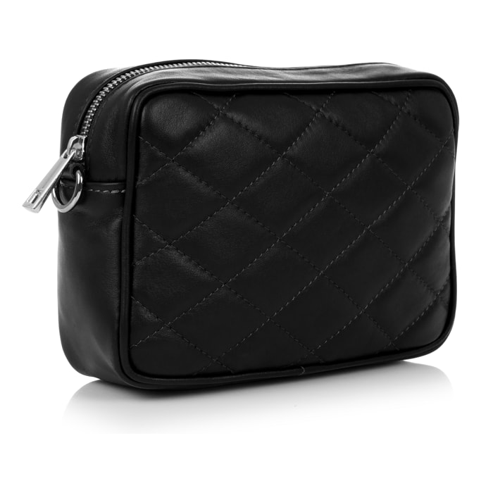 Cleopatra Borsa a spalla Donna. Pelle autentica Sauvage Trapuntata.