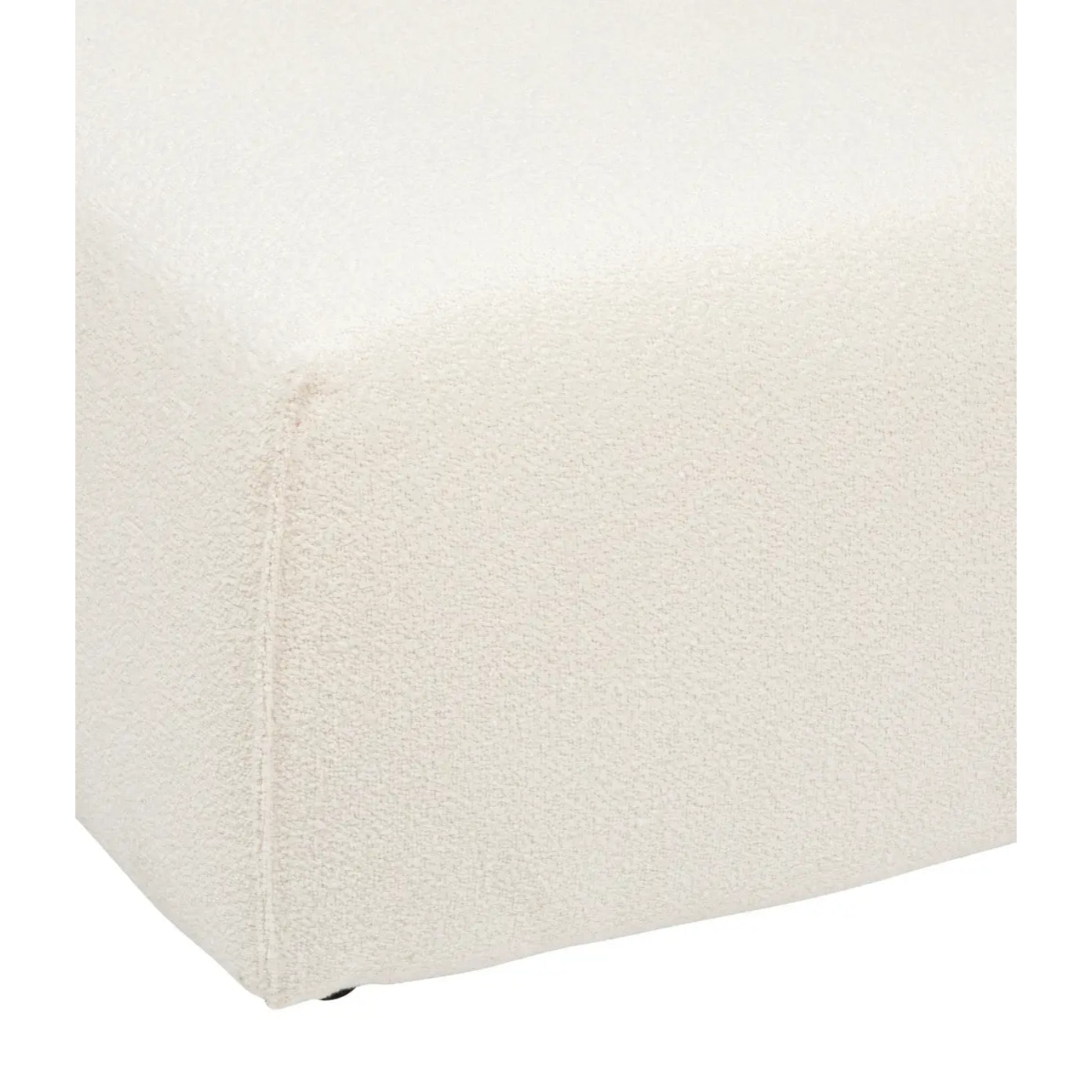 Module 2 places "Kiona" en bouclette 99x165cm blanc ivoire