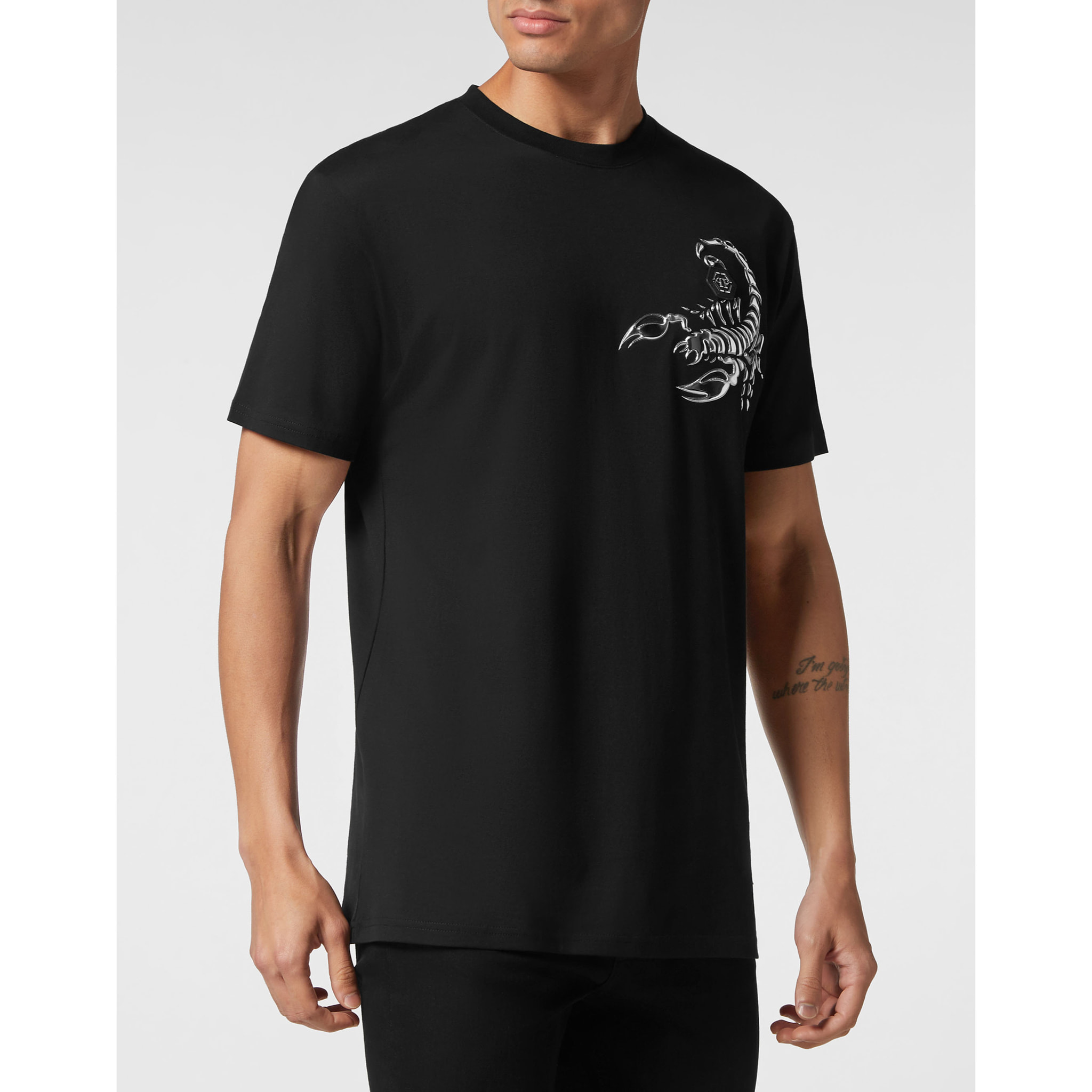 PHILIPP PLEIN T-Shirt Round Neck SCORPION