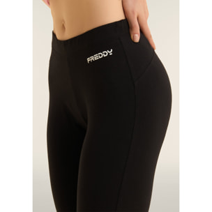 Leggings 7/8 con piccolo Logo FREDDY in Glitter