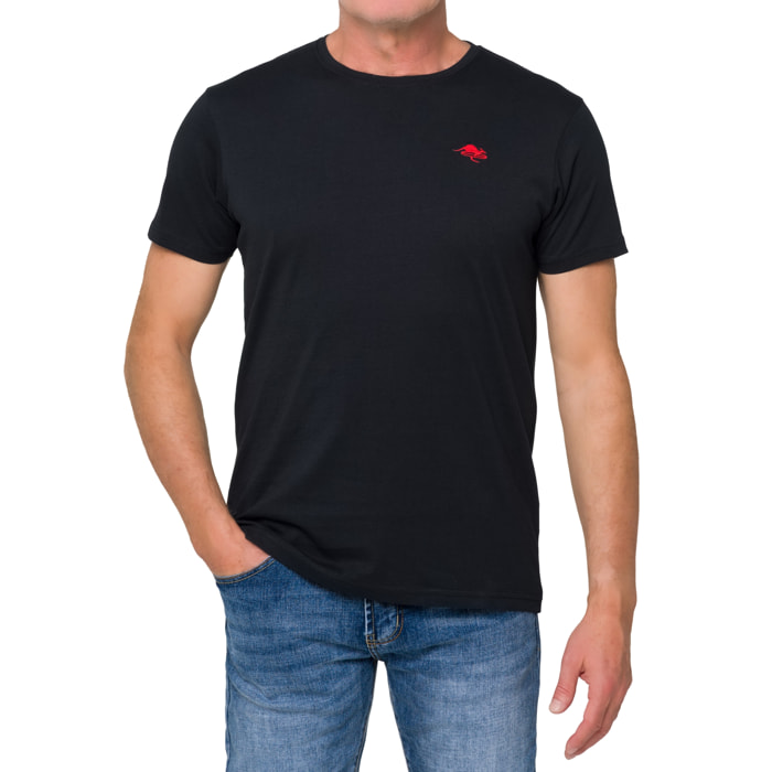 Camiseta de algodón 180 gr Hot Buttered Mistral negro