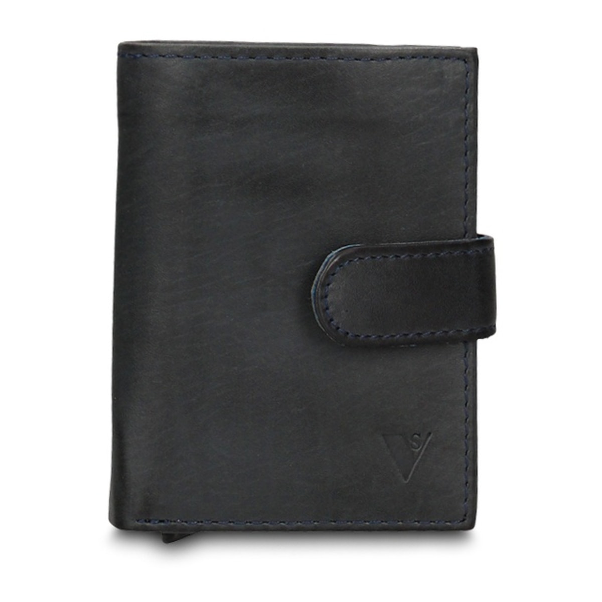 Portafoglio uomo in vera pelle - Modello Astor Prime - Casual - 7.5 x 10.0 x 2.0 cm