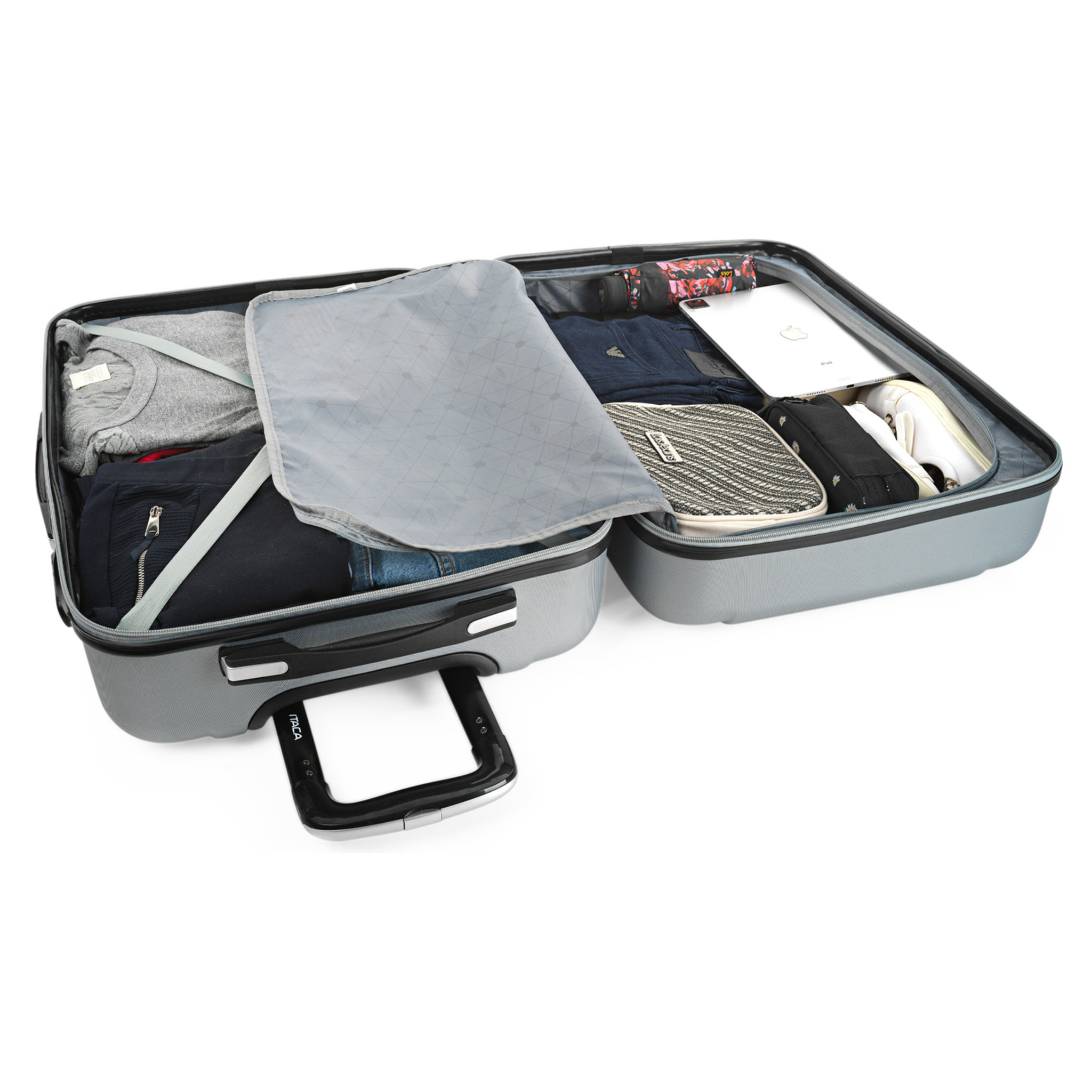 Maleta Itaca Tiber Plata