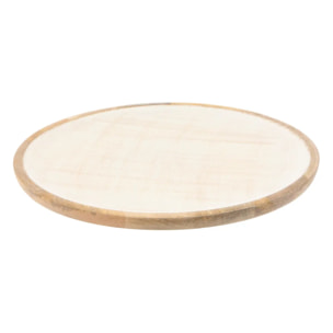 Assiette de présentation Ava ronde D.30cm blanc