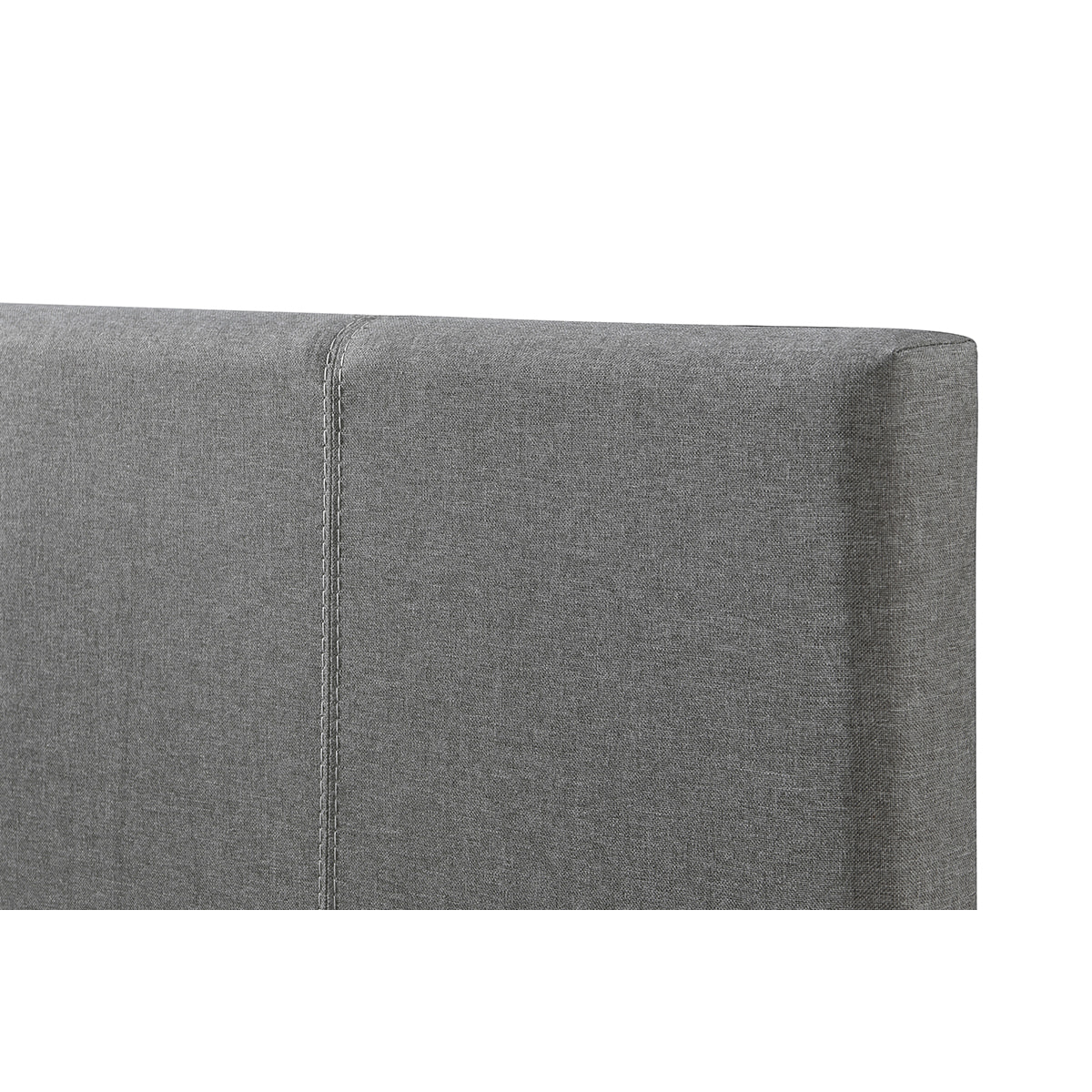 Lit gigogne gris 90x190 cm MACCO