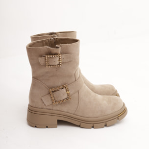 BIKER BASSO STONE CHOCOLA' TAUPE