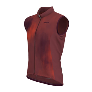 Nbl Flux – Gilet Coupe-Vent Unisexe - Bourgogne - Unisex