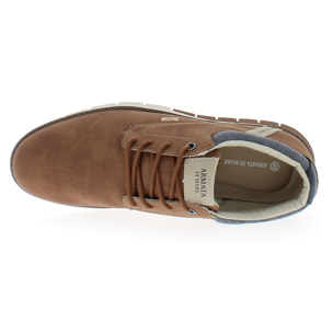 Armata di Mare Scarpe Uomo Scarponcino Casual Stringate con Soletta Rimovibile in Memory Foam AMU 1L909 Cuoio