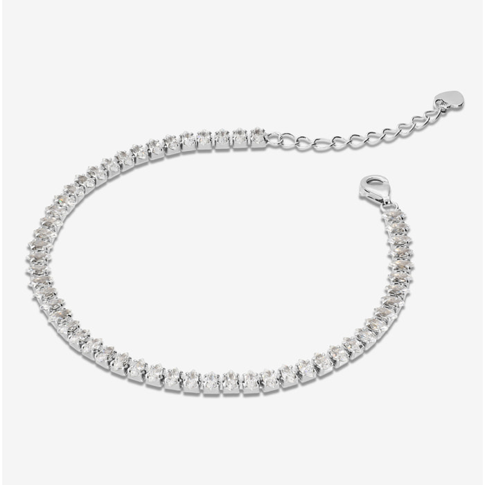 Bracciale Tennis in Argento 925 con Cubic Zirconia