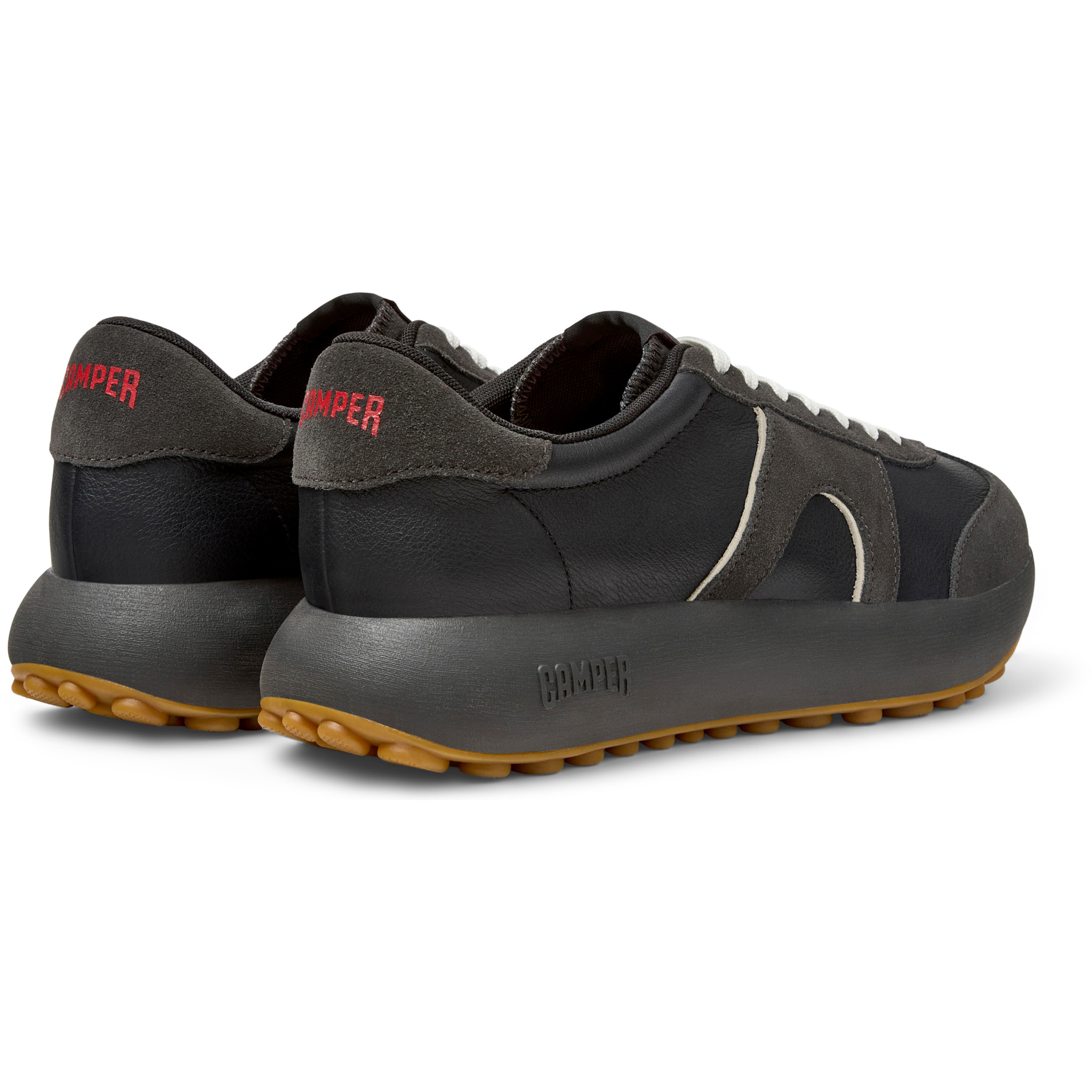 Sneakers - CAMPER Pelotas Athens - Nero - Pelle liscia