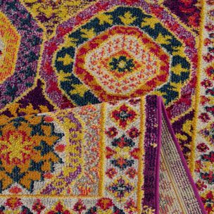 Tapis oriental tissé motif ethnique NOSI