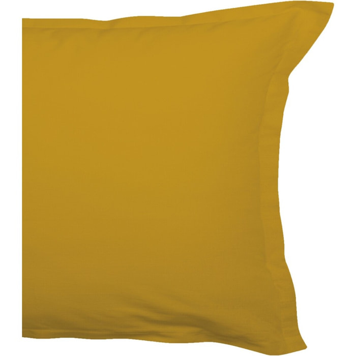 Lot De 2 Taies D'oreiller 100% Coton 57fils Safran