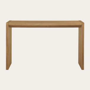 Bureau Bitam -bois massif d'araucaria-couleur lixa 120 x 75 x 35 cm