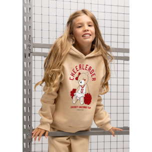 Sudadera de Niña Teddy en Beige