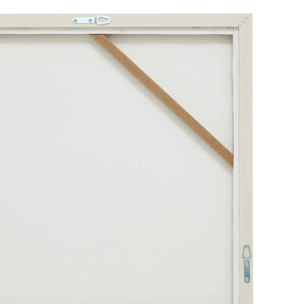 Toile peinte encadrée Jimena bleu 116x75cm