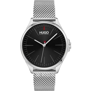 Reloj Hugo 1530203 Hombre Analogico Cuarzo con Correa de Acero inoxidable