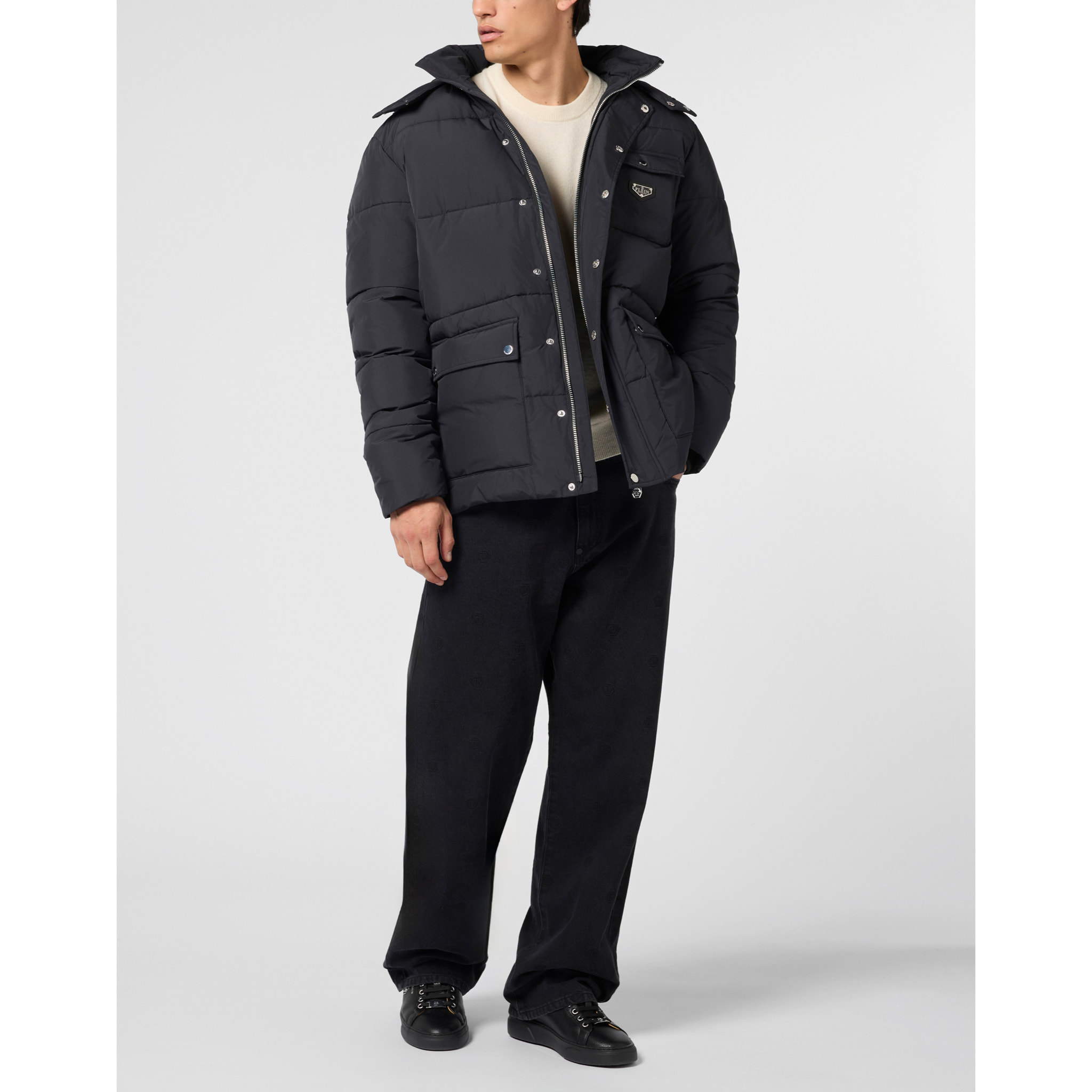 PHILIPP PLEIN Giacca in nylon GOTHIC PLEIN