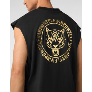 PLEIN SPORT Camiseta sin mangas con capucha  