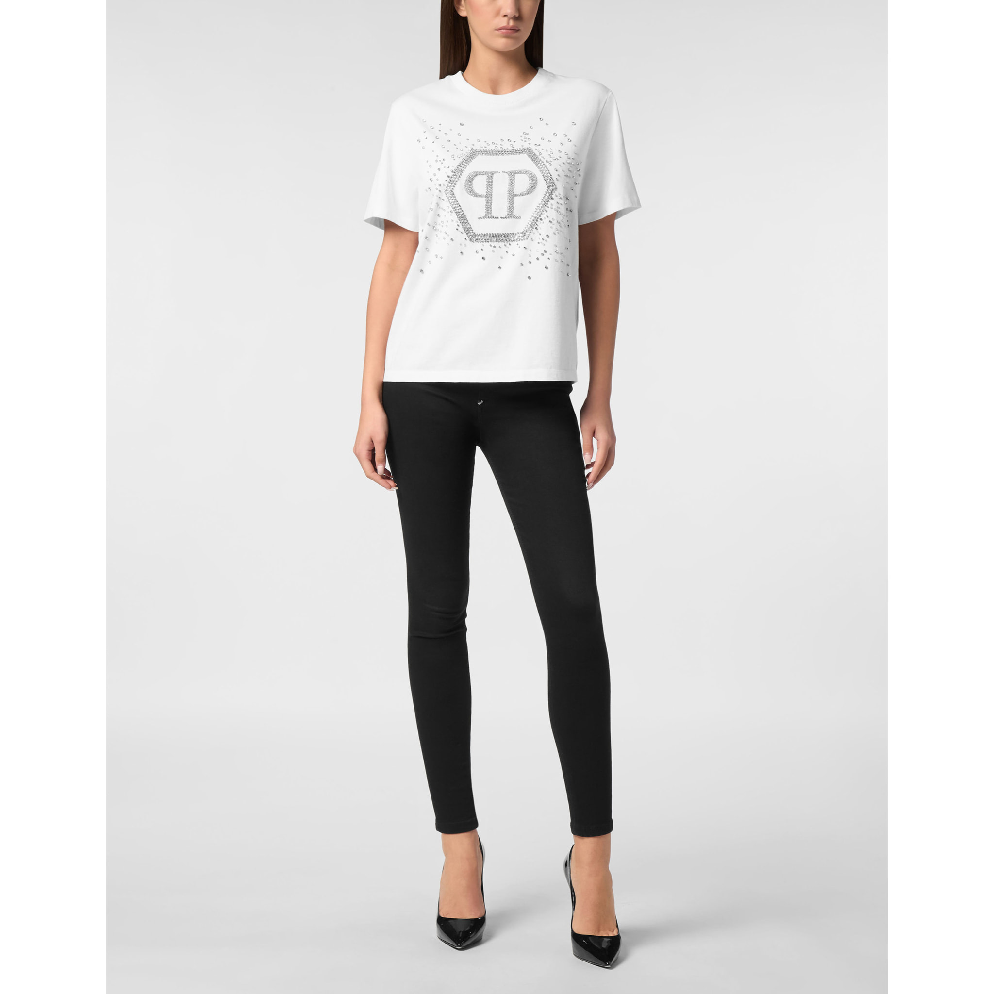 PHILIPP PLEIN Camiseta Hombre Fit HEXAGON