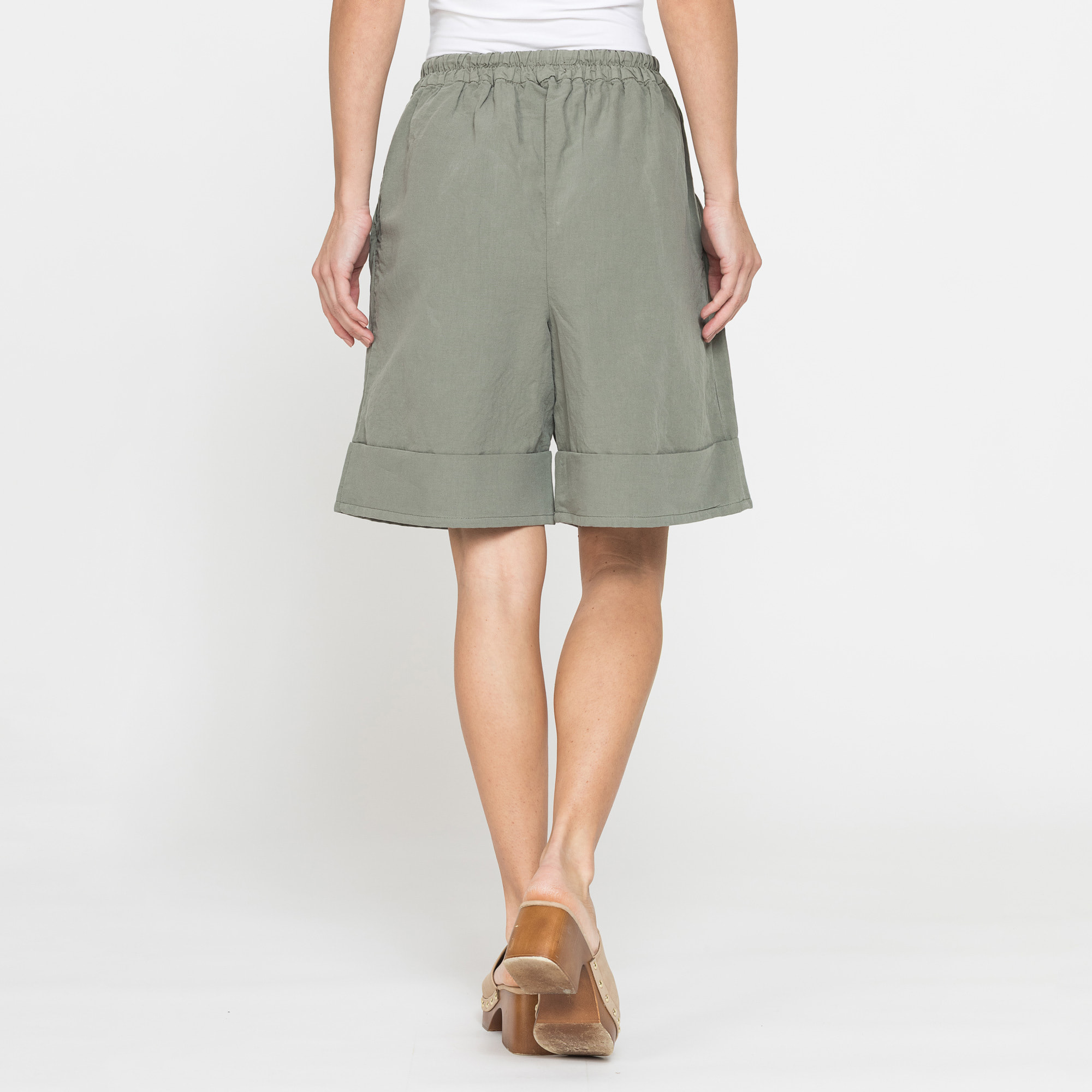 BERMUDA IN MISTO LINO COMFORT FIT