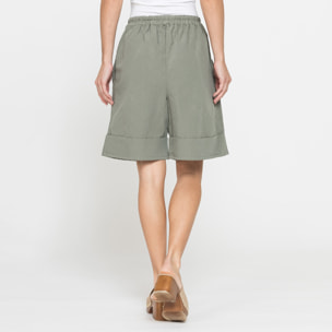 BERMUDA IN MISTO LINO COMFORT FIT