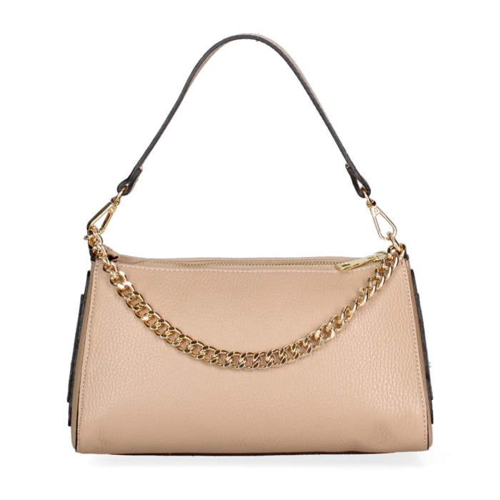 Borsa a mano da donna Made in Italy - Modello Seraphina Elite - 100% pelle - 26.0 x 14.0 x 12.0 cm
