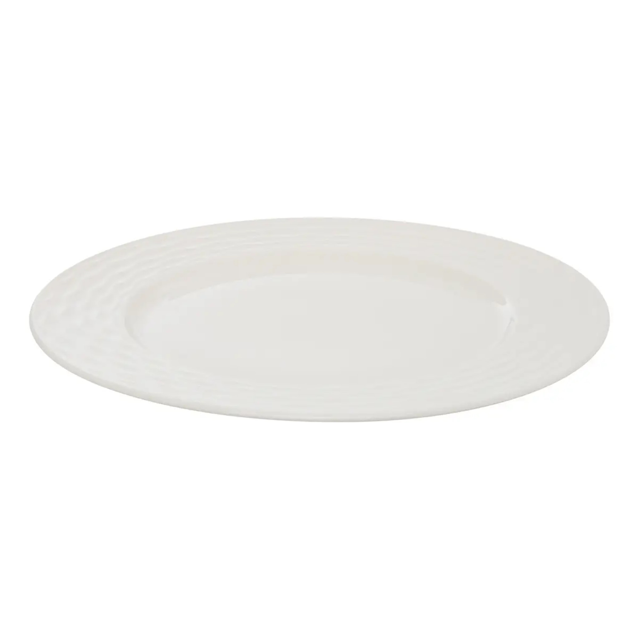Service de table Paloma 12 pièce(s) blanc D27,2xH2,2cm