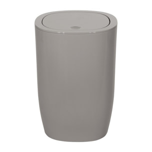 Poubelle à bascule PP PURE 4L Taupe Spirella