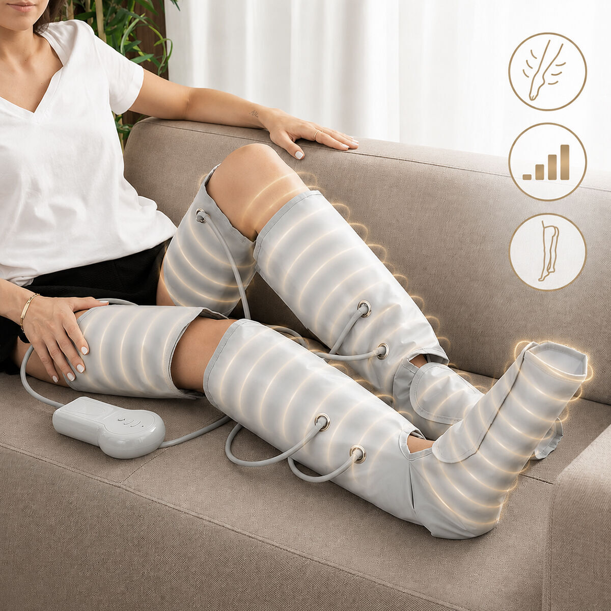 Massaggiatore per Gambe a Compressione d'Aria Maspres InnovaGoods