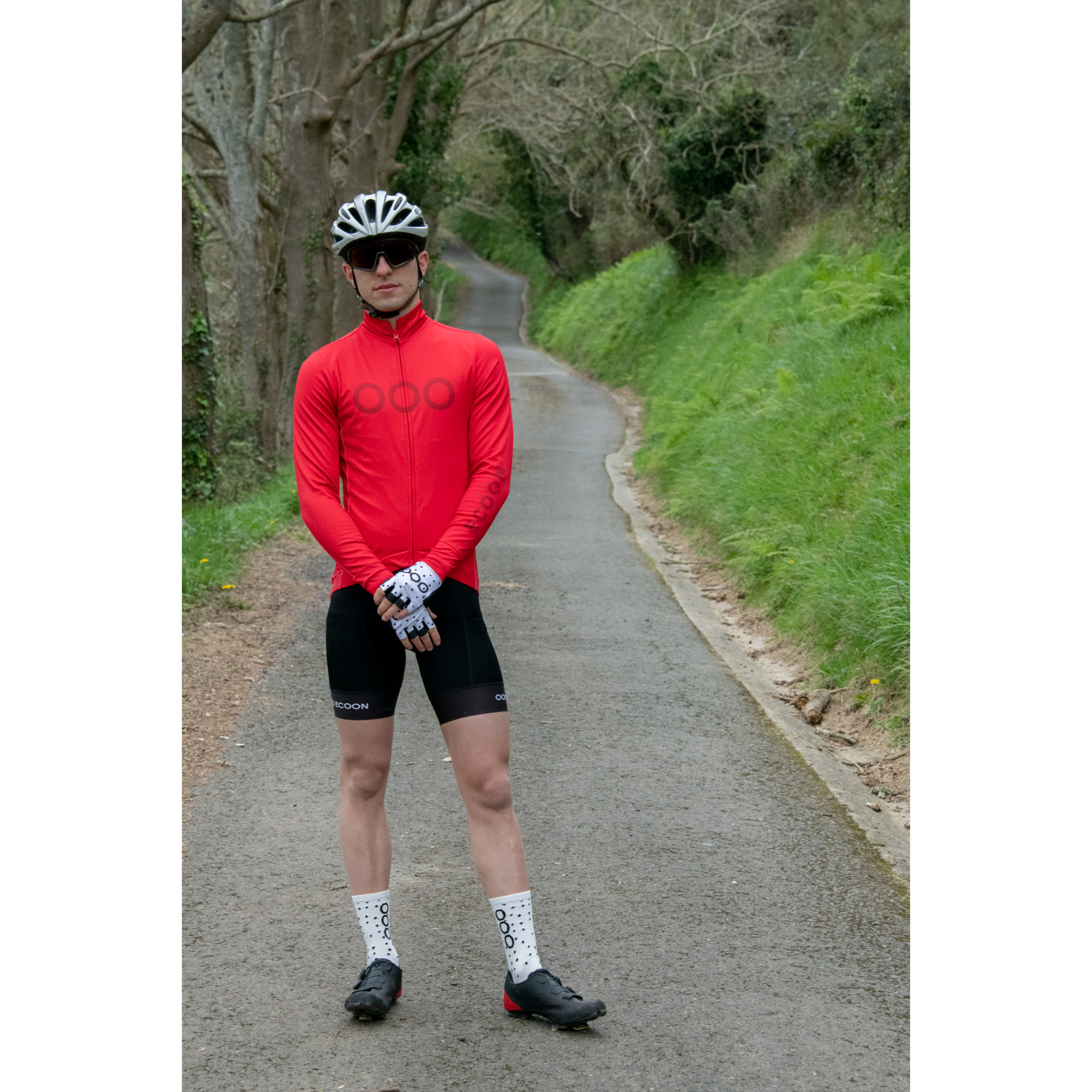 Guanti da ciclismo ECOON Ventoux bianchi